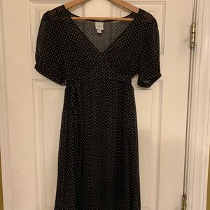 Merona Black and White Polka Dot Size Small Dress